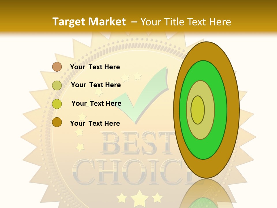 Assurance Store Label PowerPoint Template