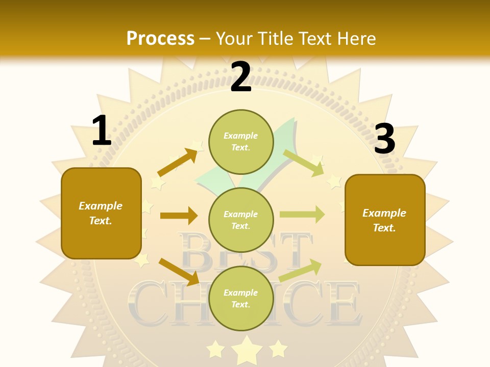 Assurance Store Label PowerPoint Template