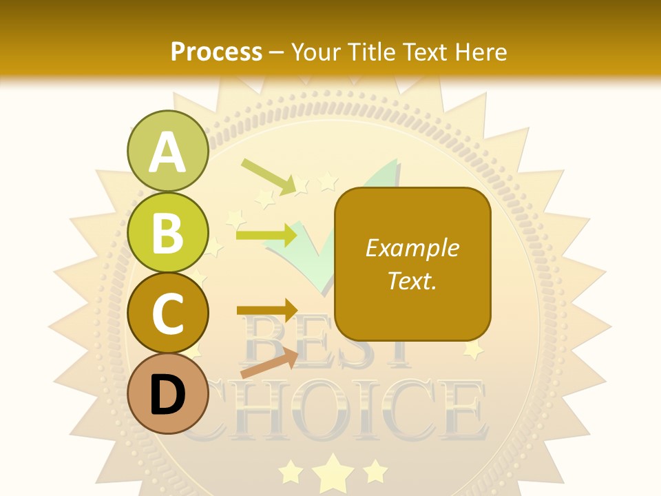 Assurance Store Label PowerPoint Template