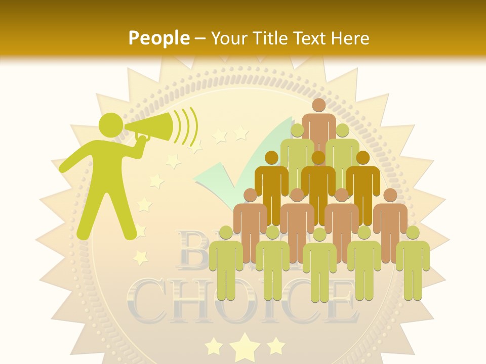 Assurance Store Label PowerPoint Template