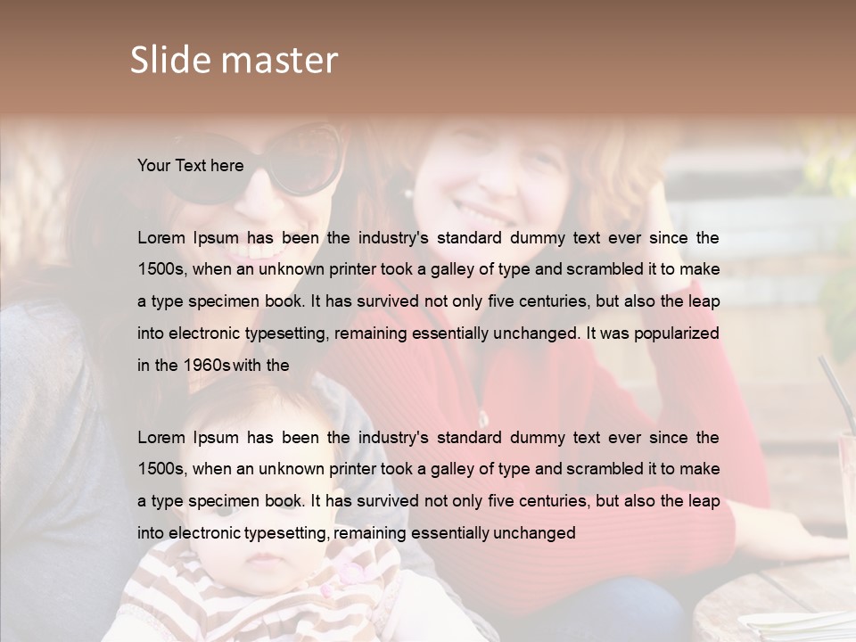 Partners Cute Kid PowerPoint Template