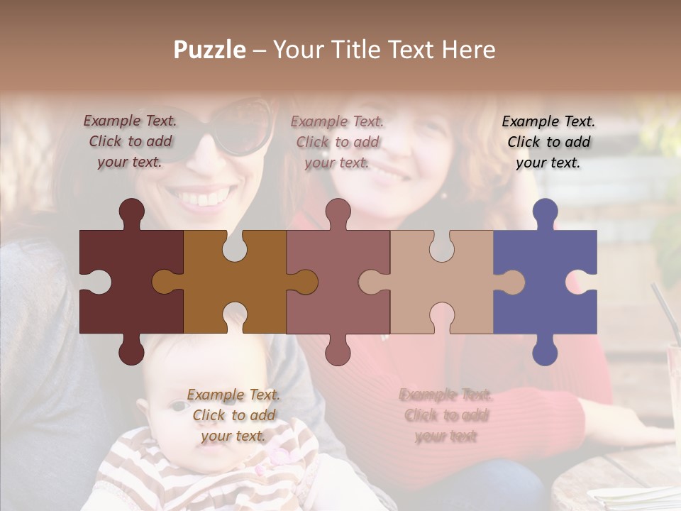 Partners Cute Kid PowerPoint Template