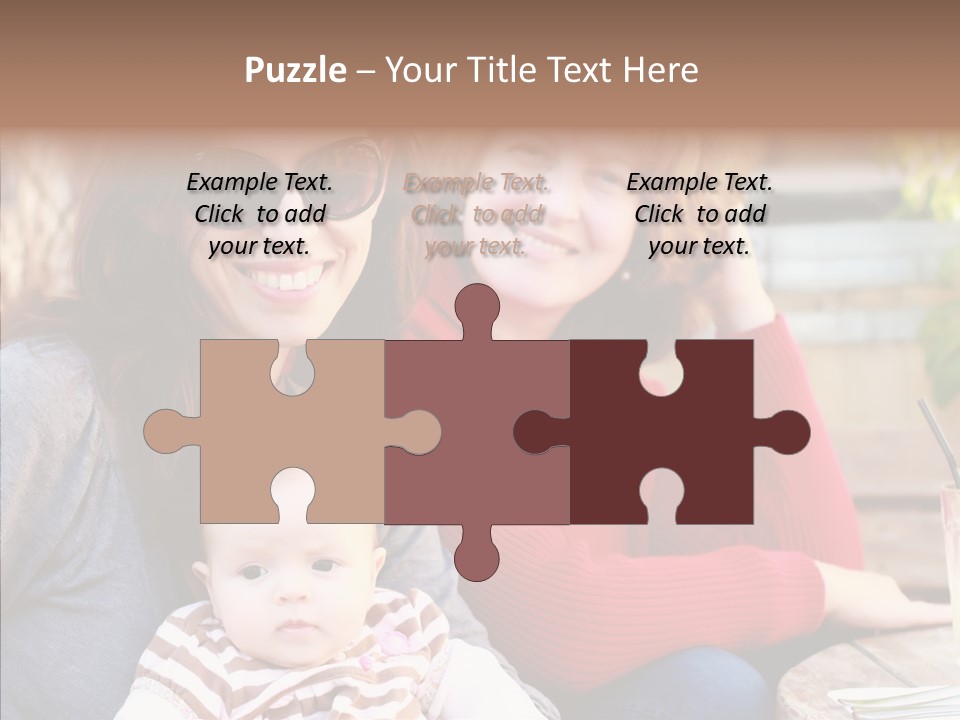 Partners Cute Kid PowerPoint Template