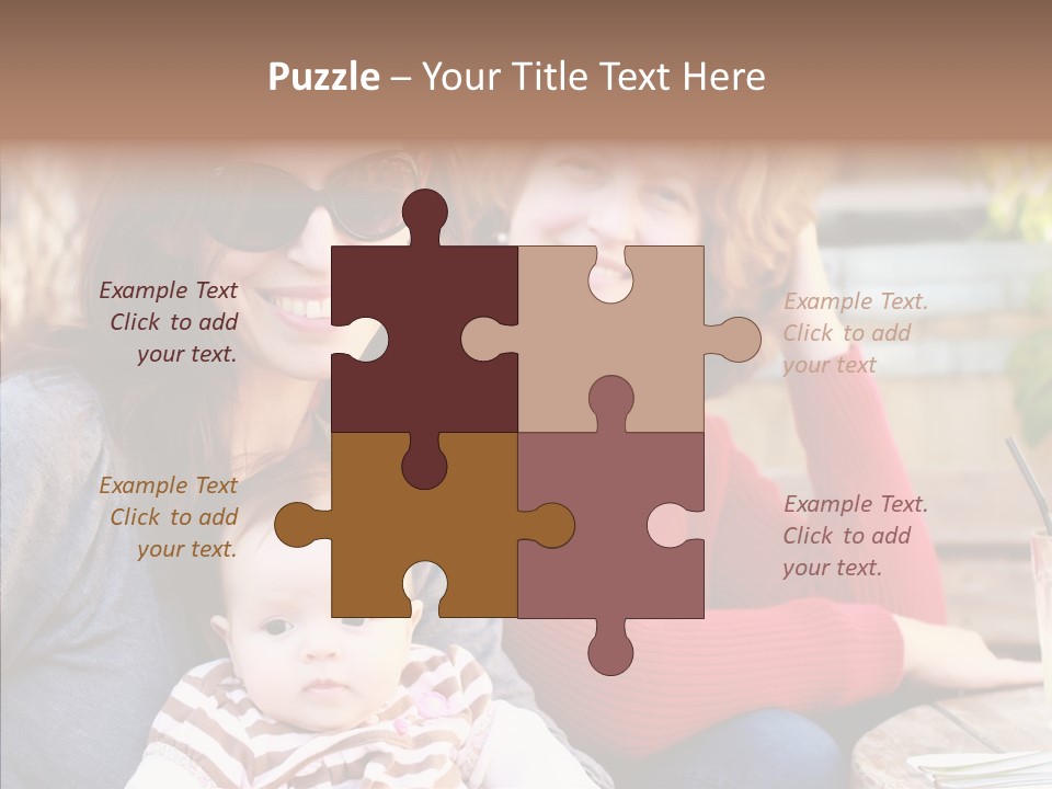 Partners Cute Kid PowerPoint Template