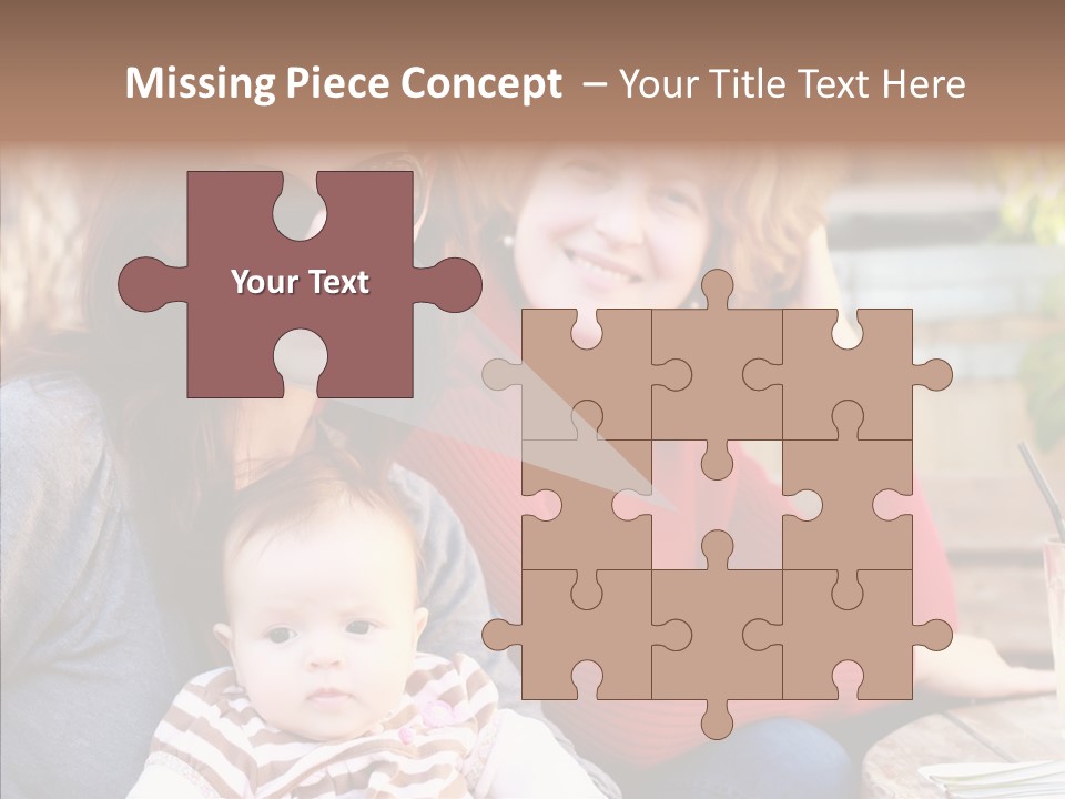 Partners Cute Kid PowerPoint Template