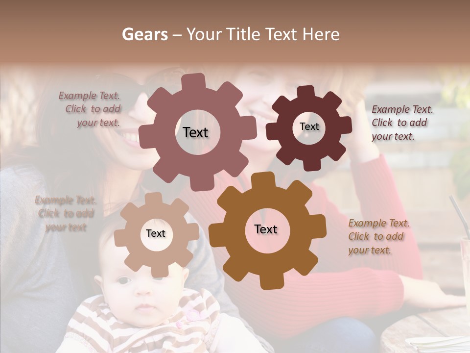 Partners Cute Kid PowerPoint Template