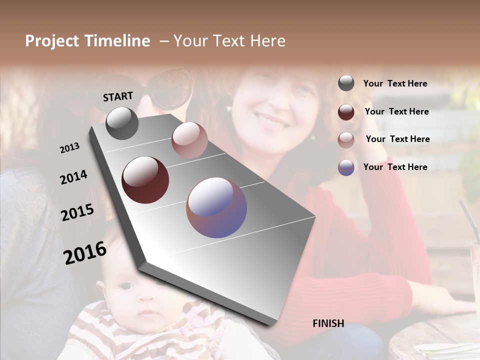 Partners Cute Kid PowerPoint Template