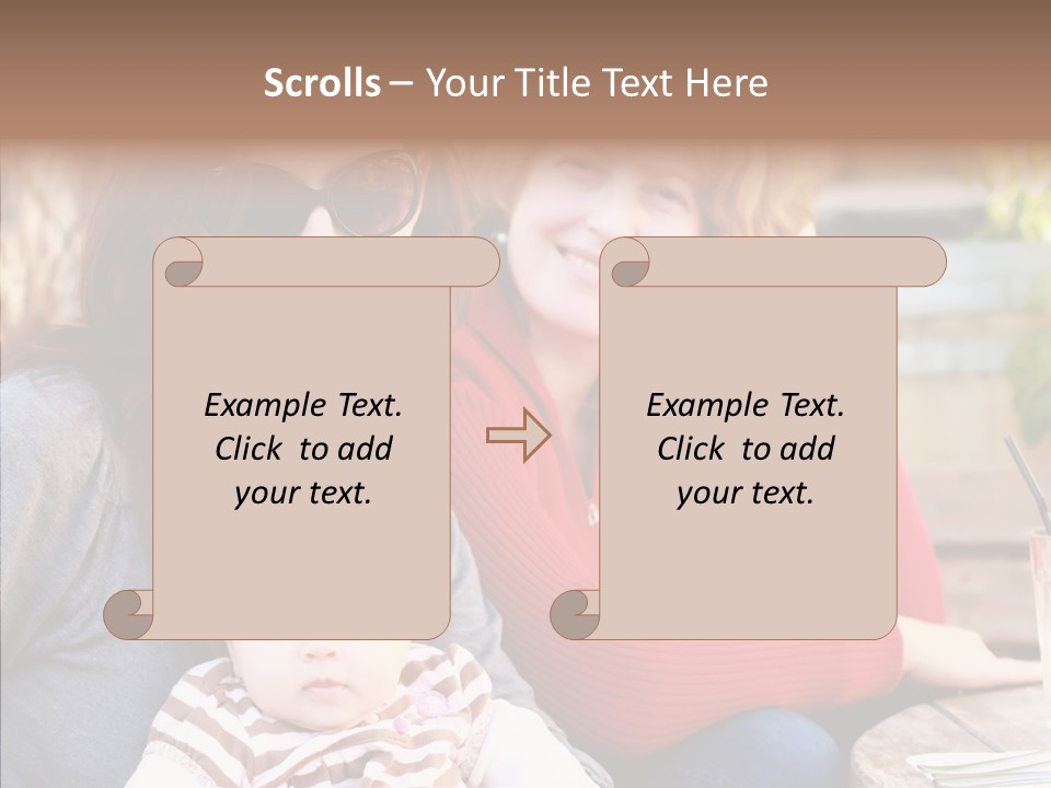 Partners Cute Kid PowerPoint Template