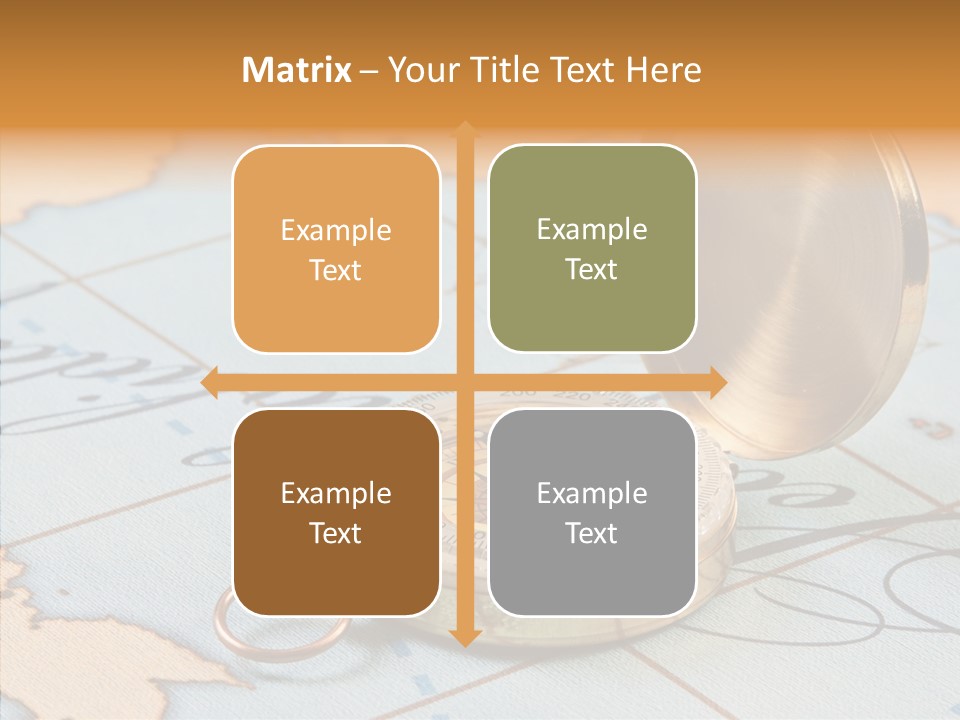 Map Pilot Travel PowerPoint Template