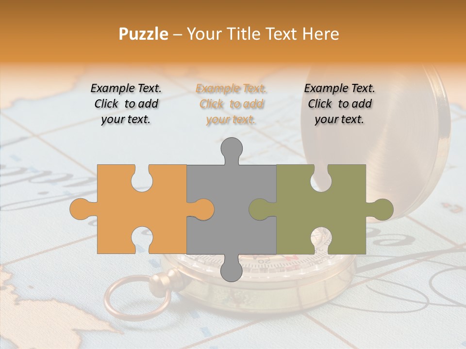 Map Pilot Travel PowerPoint Template