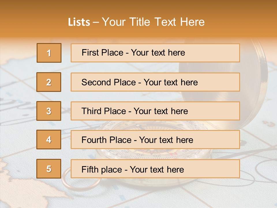 Map Pilot Travel PowerPoint Template