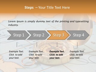 Map Pilot Travel PowerPoint Template