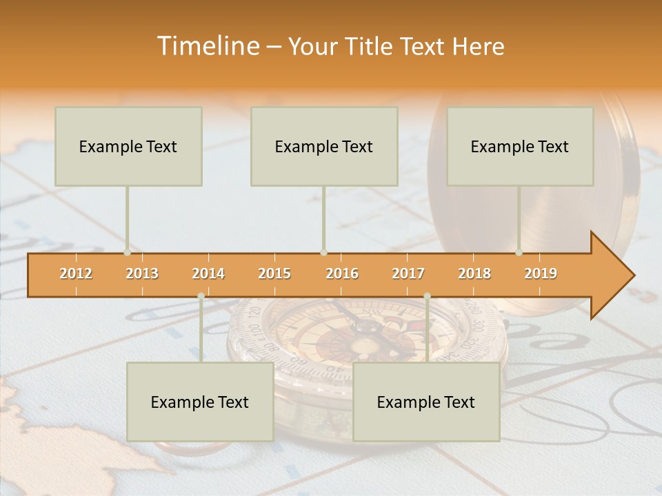 Map Pilot Travel PowerPoint Template