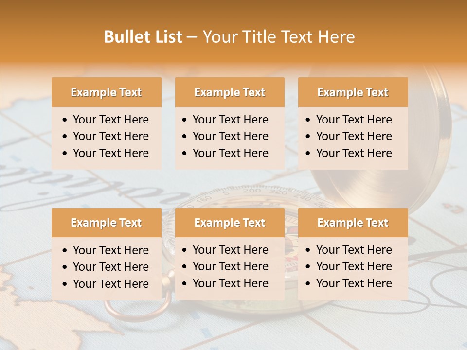 Map Pilot Travel PowerPoint Template