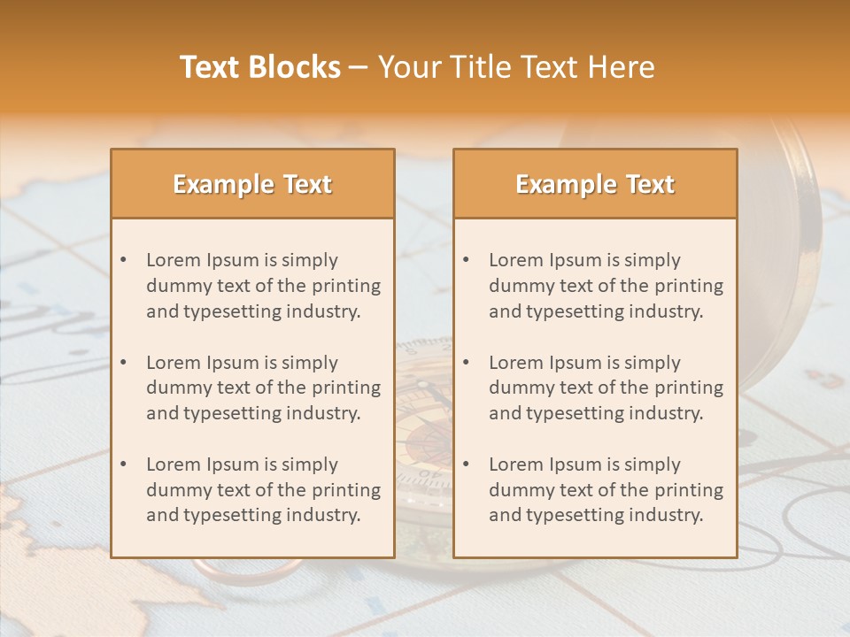 Map Pilot Travel PowerPoint Template