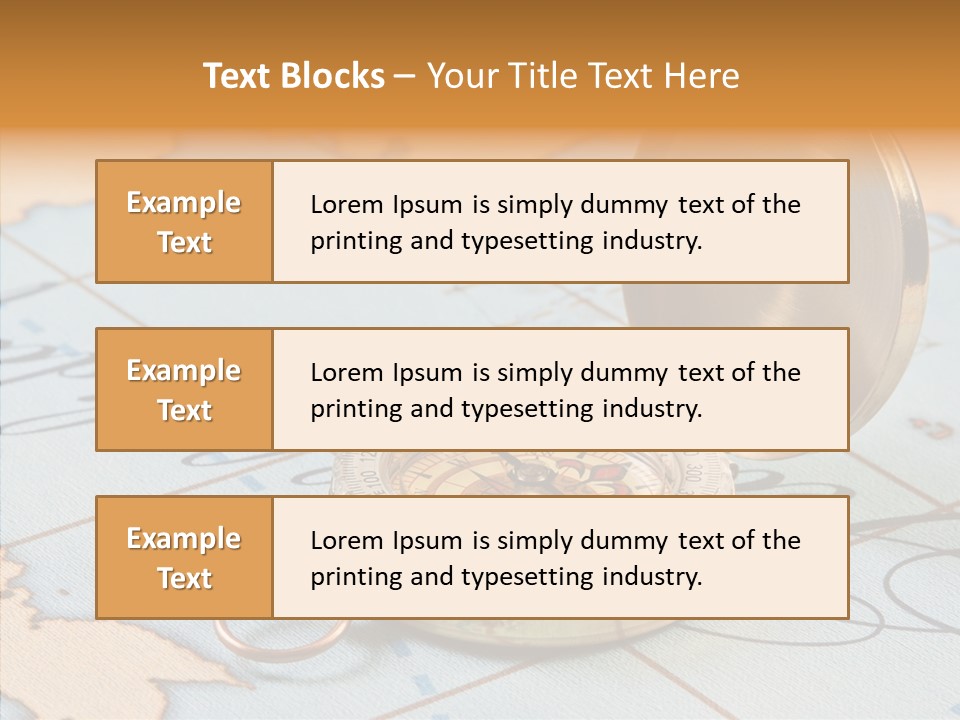 Map Pilot Travel PowerPoint Template