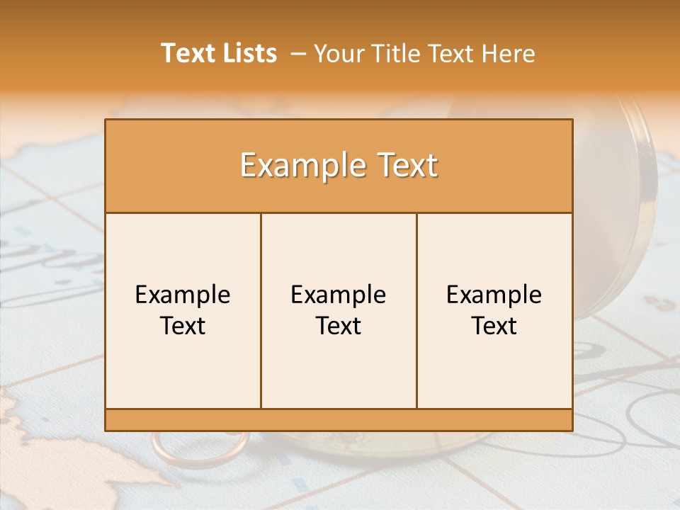 Map Pilot Travel PowerPoint Template
