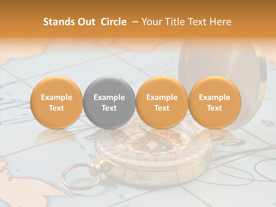 Map Pilot Travel PowerPoint Template