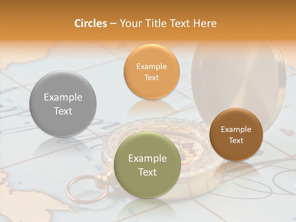 Map Pilot Travel PowerPoint Template