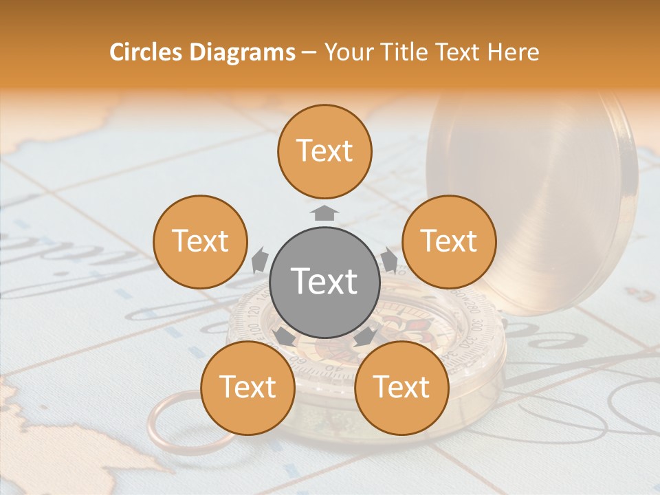 Map Pilot Travel PowerPoint Template
