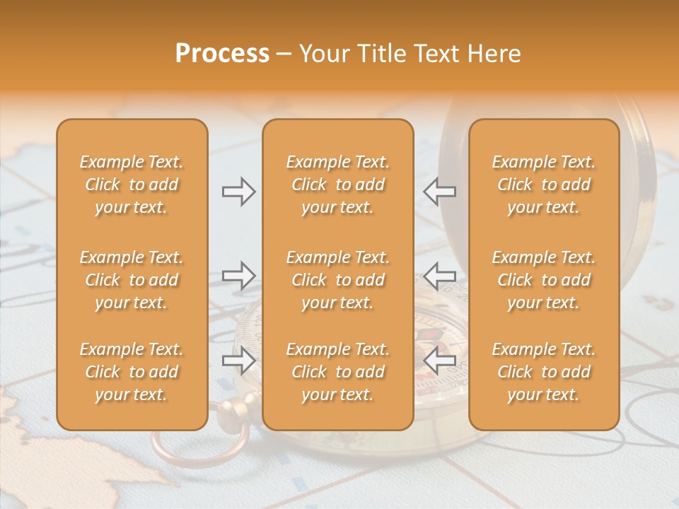 Map Pilot Travel PowerPoint Template