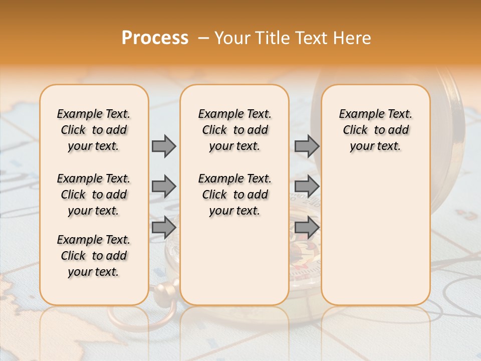 Map Pilot Travel PowerPoint Template