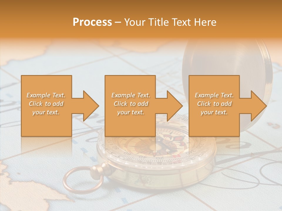 Map Pilot Travel PowerPoint Template
