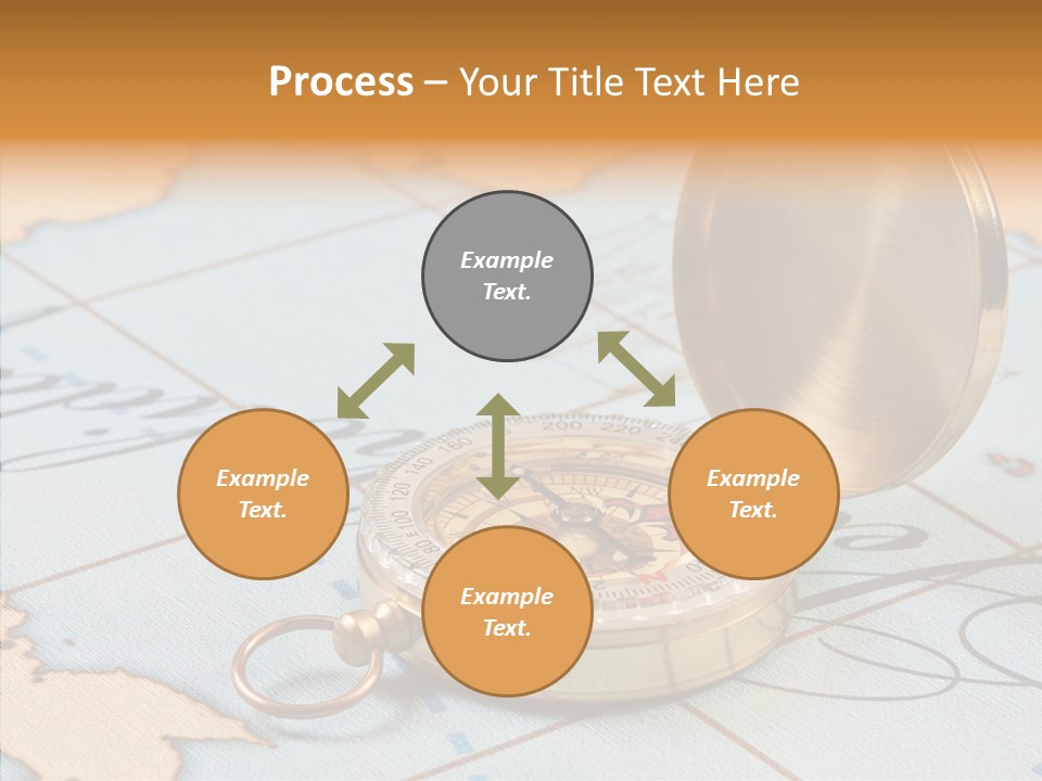 Map Pilot Travel PowerPoint Template