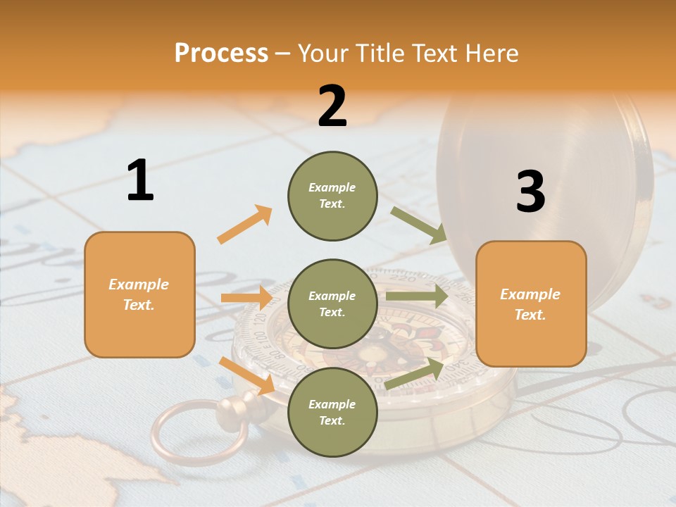 Map Pilot Travel PowerPoint Template