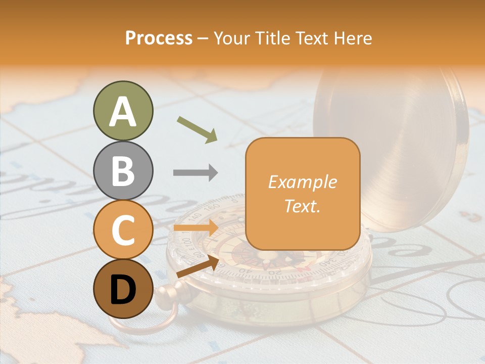 Map Pilot Travel PowerPoint Template