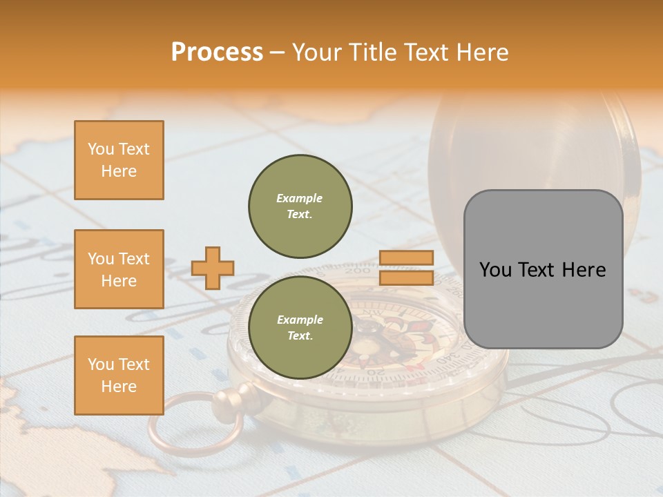 Map Pilot Travel PowerPoint Template