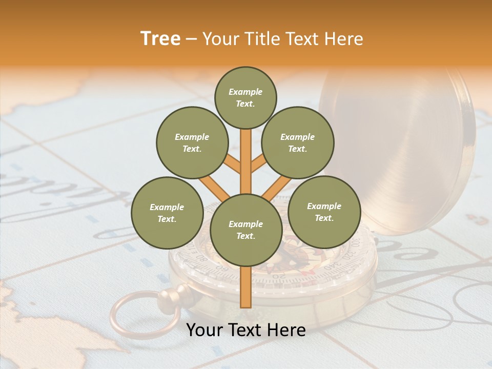 Map Pilot Travel PowerPoint Template