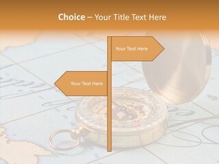 Map Pilot Travel PowerPoint Template