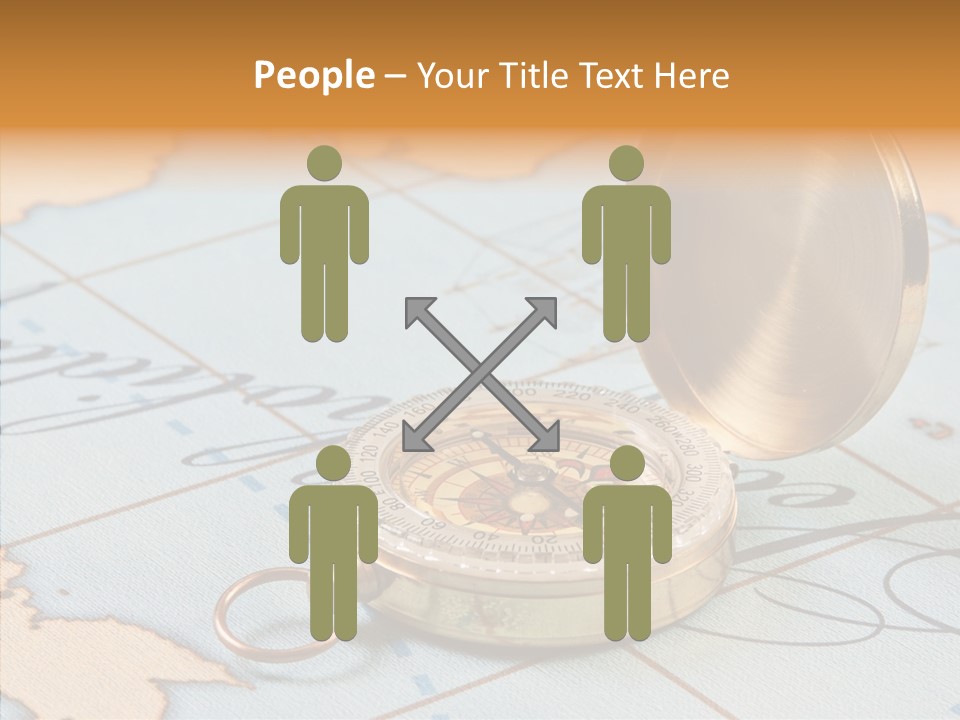 Map Pilot Travel PowerPoint Template