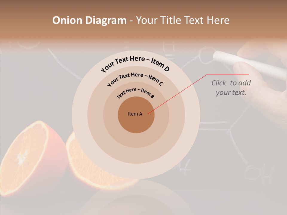 Food Chalk Orange PowerPoint Template