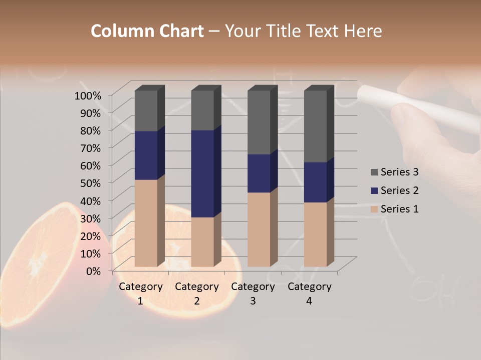 Food Chalk Orange PowerPoint Template