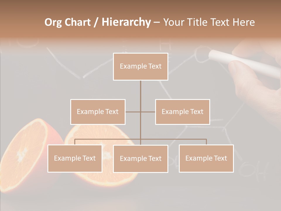 Food Chalk Orange PowerPoint Template