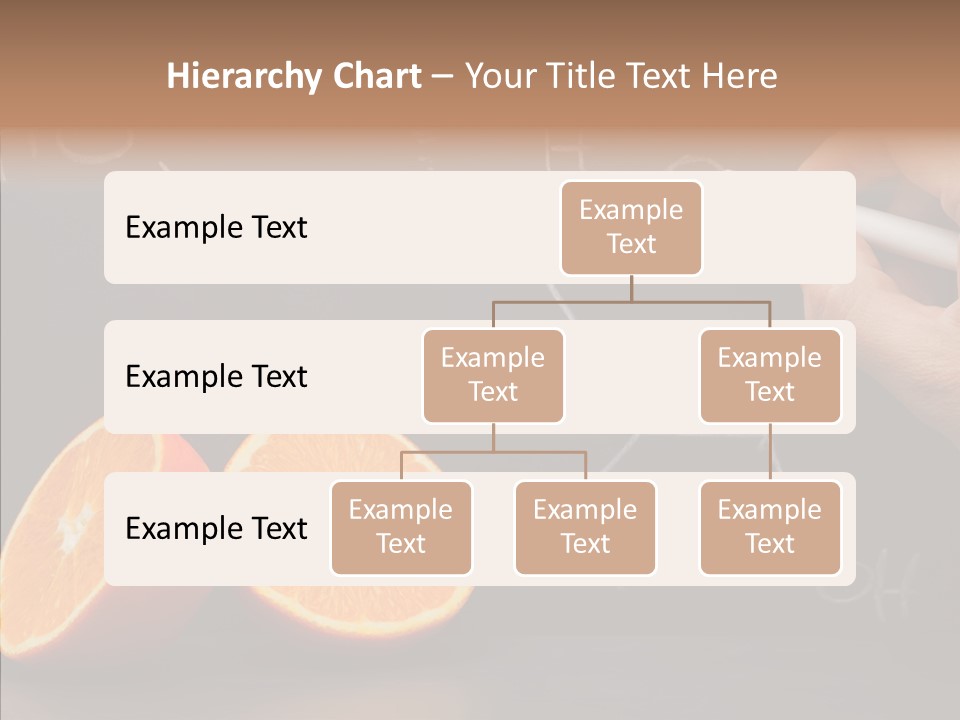 Food Chalk Orange PowerPoint Template