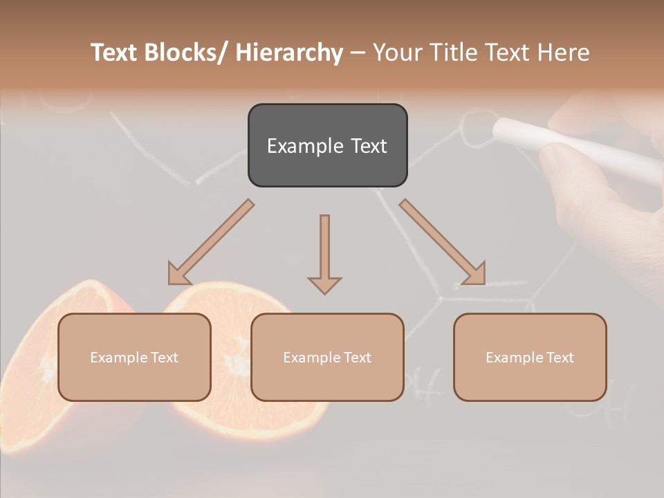 Food Chalk Orange PowerPoint Template