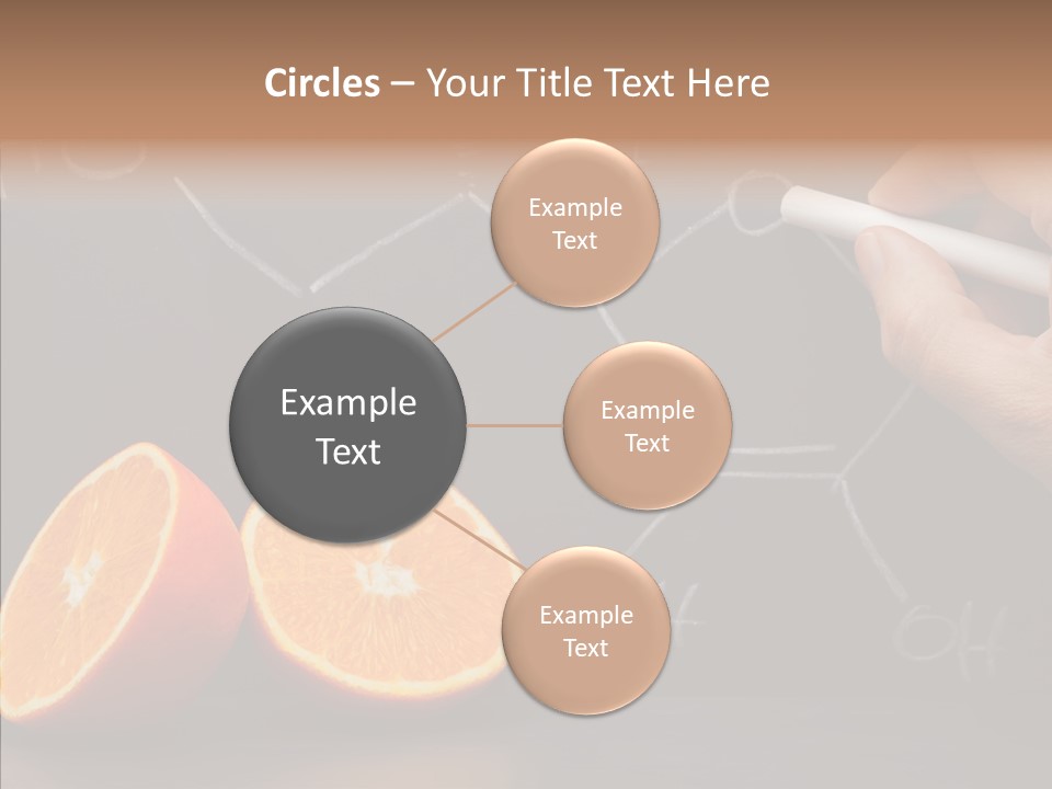 Food Chalk Orange PowerPoint Template