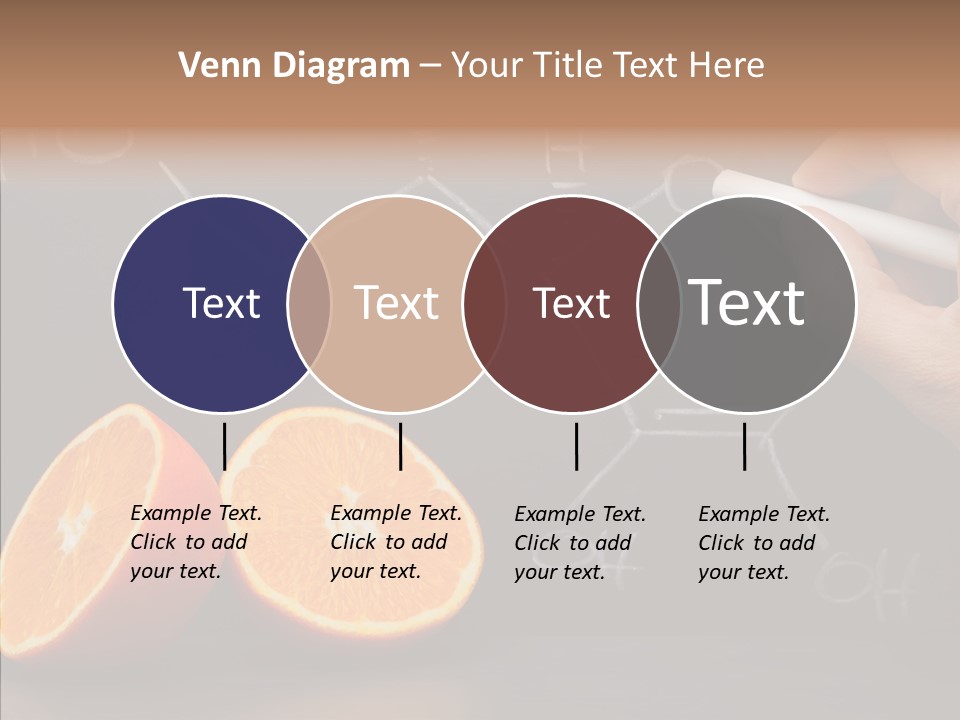 Food Chalk Orange PowerPoint Template