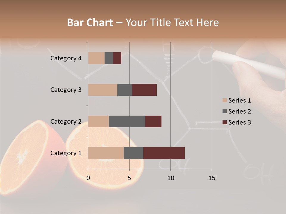 Food Chalk Orange PowerPoint Template