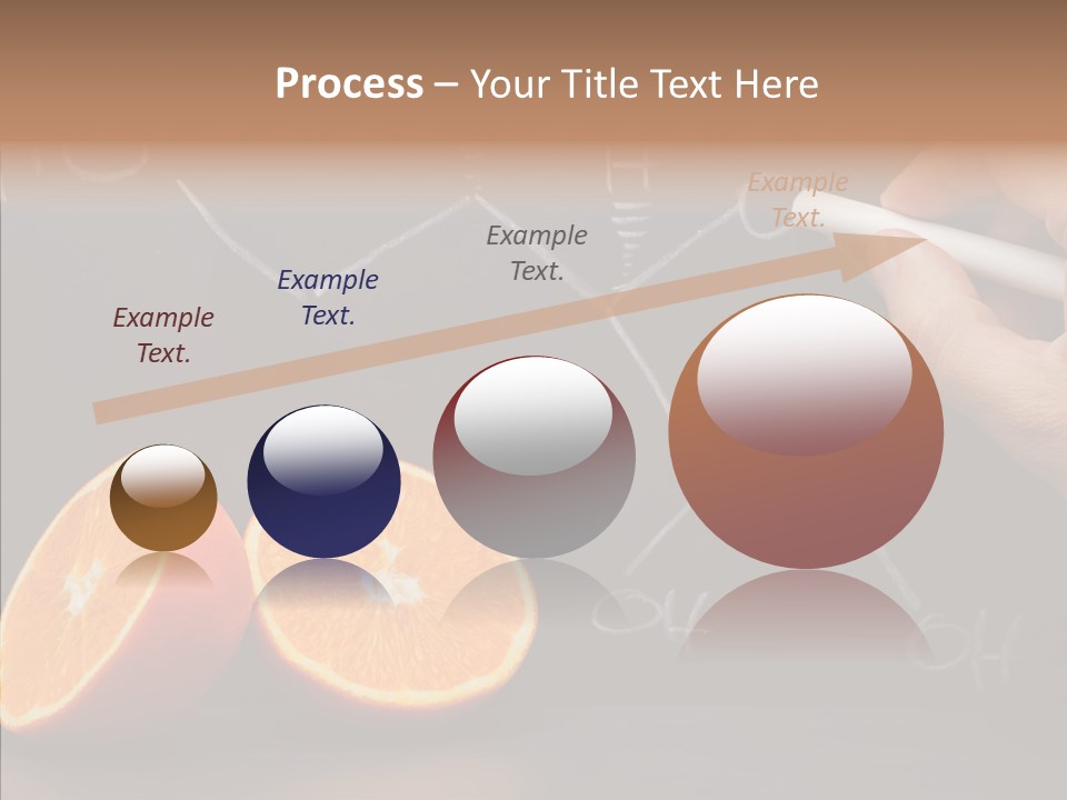 Food Chalk Orange PowerPoint Template