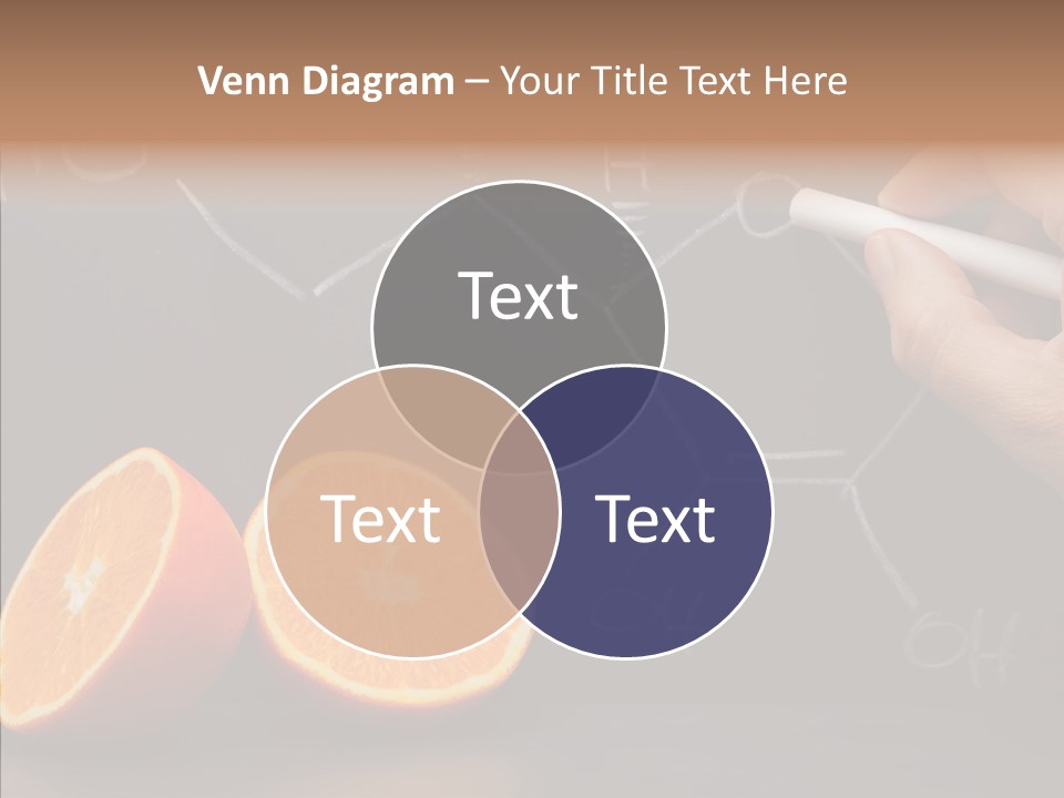 Food Chalk Orange PowerPoint Template