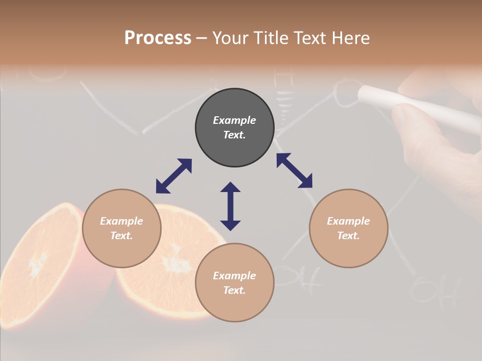 Food Chalk Orange PowerPoint Template
