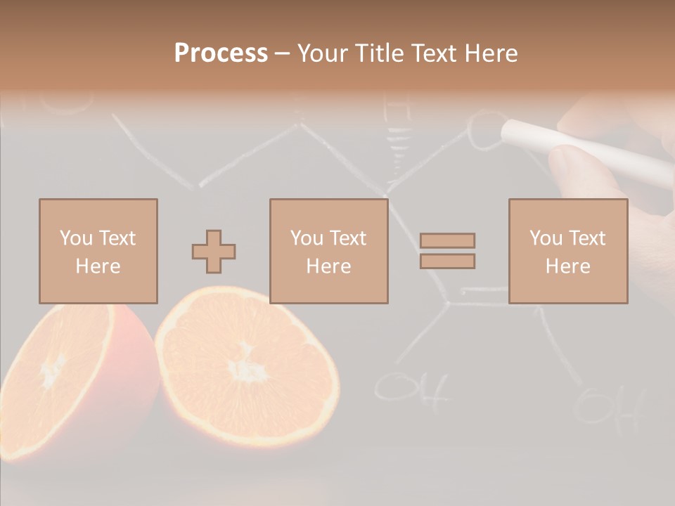 Food Chalk Orange PowerPoint Template