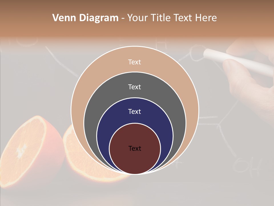 Food Chalk Orange PowerPoint Template