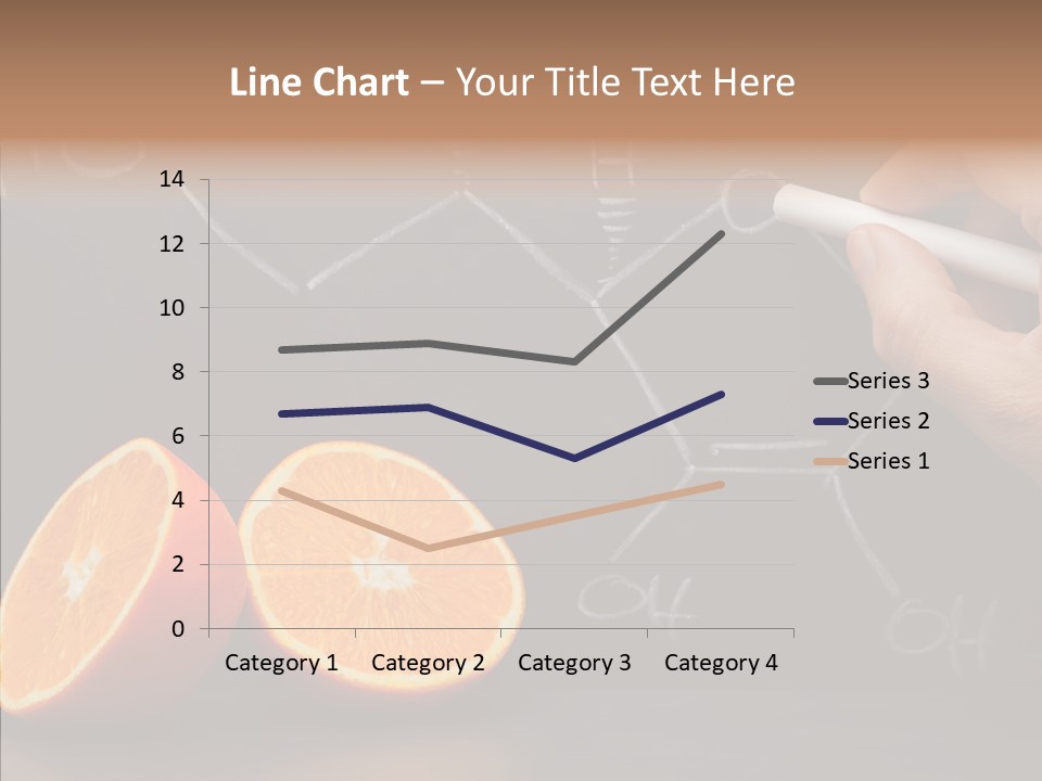 Food Chalk Orange PowerPoint Template