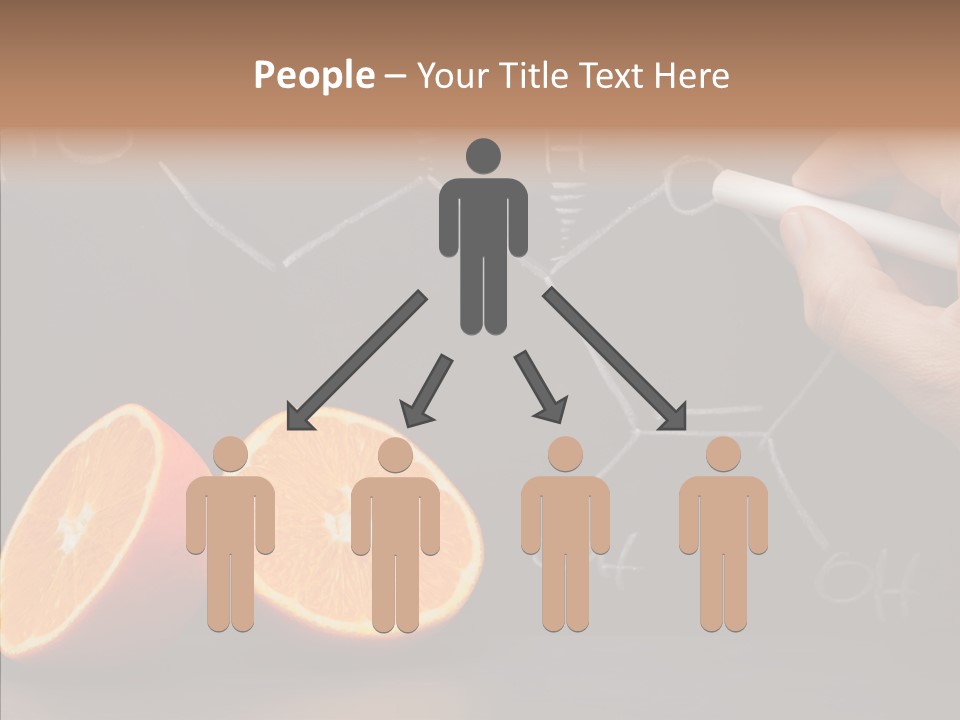 Food Chalk Orange PowerPoint Template