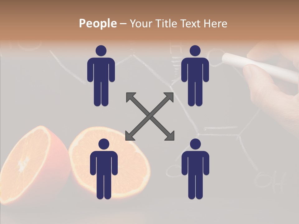 Food Chalk Orange PowerPoint Template